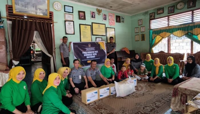 Rutan Kelas I Palembang Sambangi Tiga Panti Asuhan