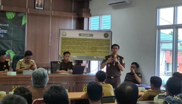 10 Desa di Putussibau Utara Tandatangani Perjanjian Kerjasama Dengan Kejari Kapuas Hulu