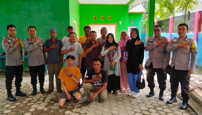 Sat Binmas Polres Empat Lawang Gelar Giat Sambang dan Deklarasi Damai di Desa Mekarti Jaya