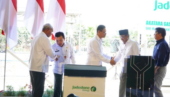 Wamen Resmikan Proyek Fasilitas Gas Akatara di Jambi