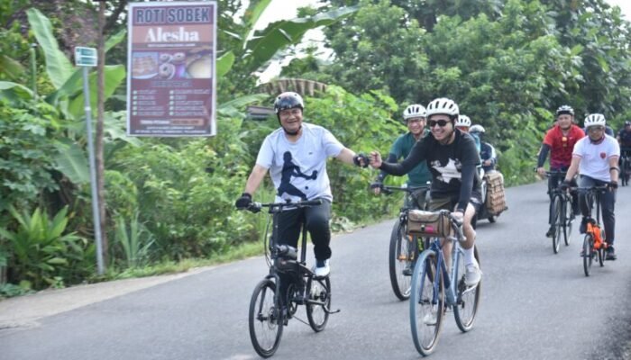 Dorong Wisata Sejarah, Wali Kota Jambi Gowes ke Rumah Batu Olak Kemang