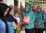 Ketua TP PKK Kota Prabumulih Kunjungi Empat Posyandu, Serahkan Bantuan Susu untuk Ibu Hamil dan Balita