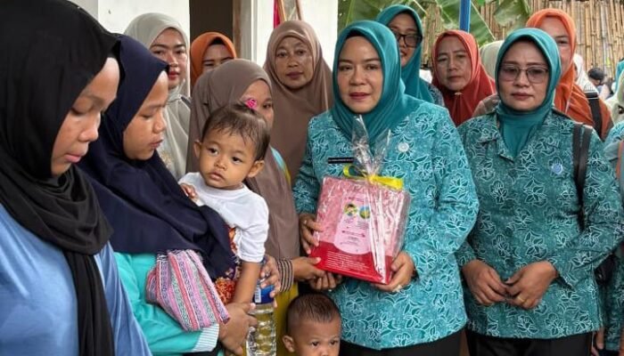 Ketua TP PKK Kota Prabumulih Kunjungi Empat Posyandu, Serahkan Bantuan Susu untuk Ibu Hamil dan Balita