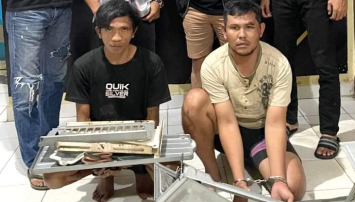 Hendak Kembali Curi Kabel, Polsek Prabumulih Barat Bekuk Kawanan Pencuri AC