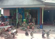 Anggota Satgas TMMD ke – 124 Kodim 1201 Mempawah Tinggal Ditengah Masyarakat Dusun Nikmat