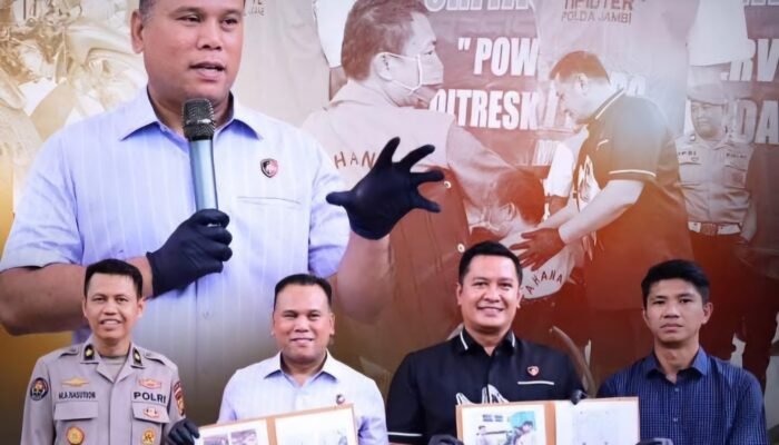 Tiga Pelaku Penambangan Minyak Ilegal di Batanghari Ditangkap Polisi