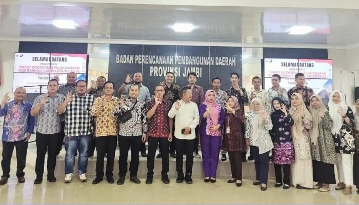 Kanwil KemenHAM Jambi Hadiri Rakor Aksi RANHAM 2025 se-Provinsi Jambi
