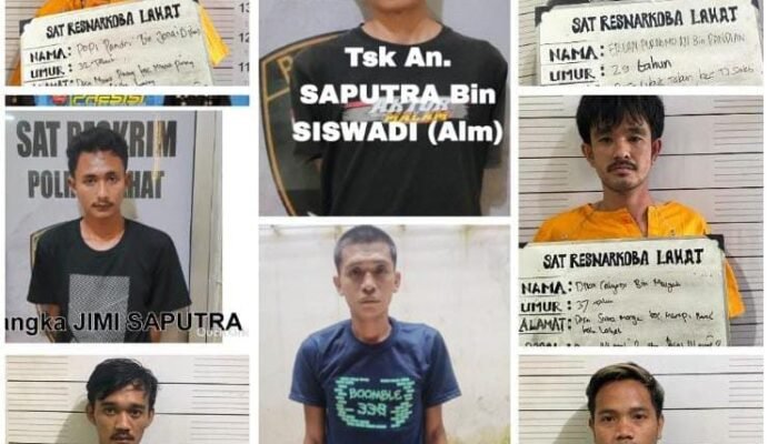 Jebol Dinding Sel, Delapan Tahanan Polres Lahat Kabur