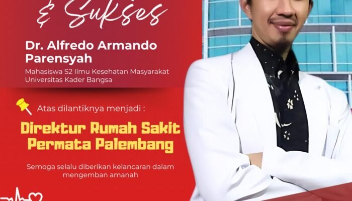 Jebolan S2 Kesmas UKB Dipercaya Sebagai Direktur RS Permata Palembang