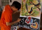 Asah Imajinasi Melukis, WBP Rutan Kelas I Palembang Ikuti Program IPPAFEST