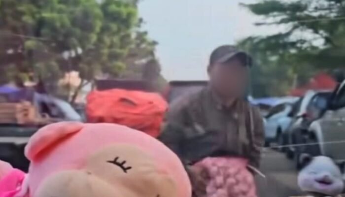 Viral, Bajing Loncat Beraksi di Pasar Induk