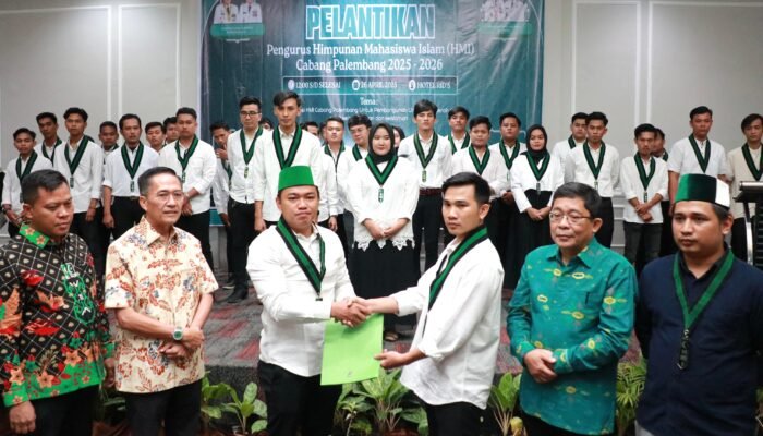 HMI Cabang Palembang Resmi Dilantik, Wali Kota Harapkan Sinergi Kuat dengan Pemerintah