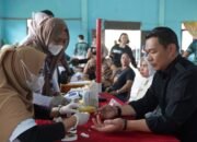 Bupati Kapuas Tinjau Pelayanan Kesehatan Bergerak dan Sunatan Masal di Desa Miau Merah Silat Hilir