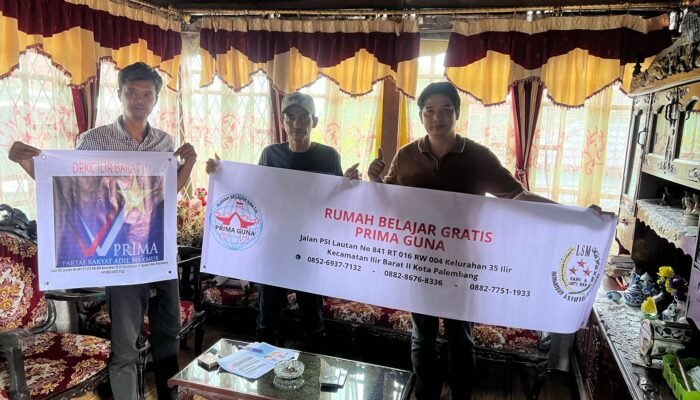 Kolaborasi LSM FARI, Anti KKN Bersama Partai PRIMA Membangun Rumah Belajar
