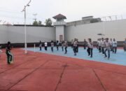 Jaga Kebugaran, Lapas Kelas IIA Jambi Gelar Senam Pagi Bersama