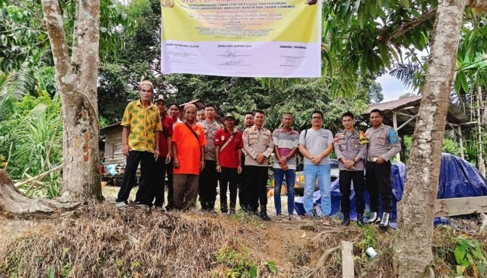 Polsek Putussibau Selatan Sosialisasikan Dampak Aktivitas PETI