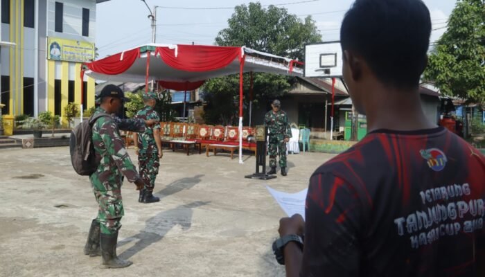 Jelang Pembukaan, Satgas Laksanakan Gladi Upacara Pembukaan TMMD ke-124 Wilayah Mempawah