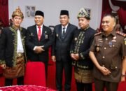 Bupati Muba H M Toha Hadiri Paripurna HUT Kabupaten Banyuasin ke-23 Tahun