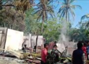 Tiga Rumah di Rantai Serik Ludes Terbakar, Tidak Ada Korban Jiwa