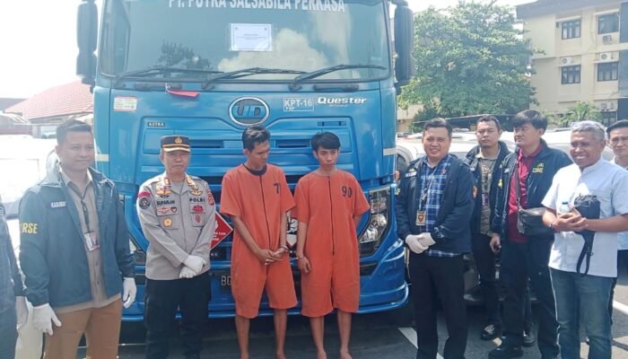 Dua Supir Mobil Tangki Ditangkap Polda Sumsel