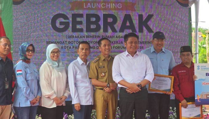 Bank Sumsel Babel Salurkan Bantuan CSR Dalam Program GEBRAK Kota Palembang
