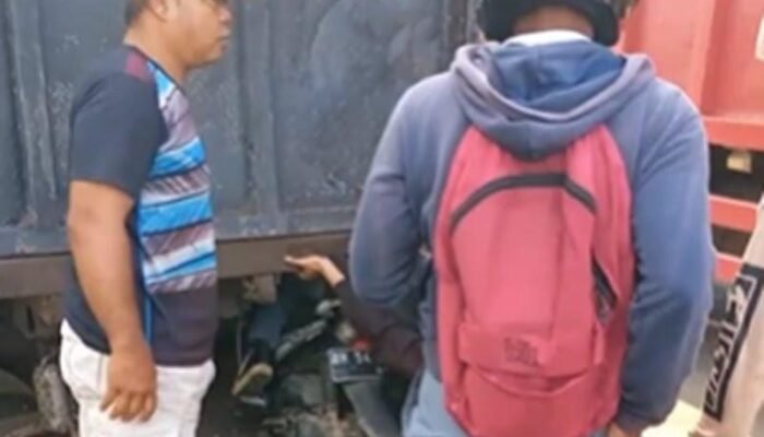 Kecelakaan di Tempino, Pengendara Motor Tabrak Truk Batubara