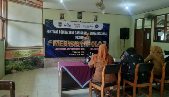 Semarak Festival Lomba Seni dan Sastra Siswa Nasional di SDN 1 Cijeungjing