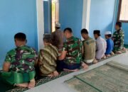 Satgas TMMD Mempawah Bangun Keimanan Melalui Shalat Berjamaah