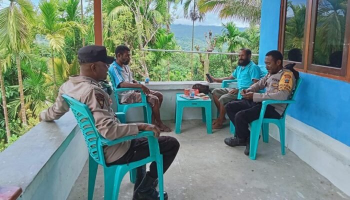 Pastikan Keamanan Masyarakat, Pospol Kramomongga Gencarkan Patroli Dialogis dan Sambang Kampung