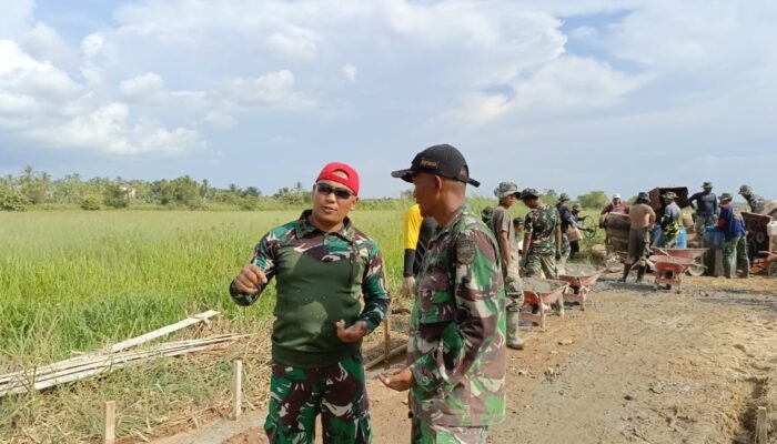 Dansatgas TMMD Ke-124 Berikan Arahan Pada Pasiter