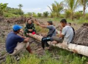 Duduk Bersama Petani, Dansatgas TMMD Dengar Langsung Curhat Warga Sawah