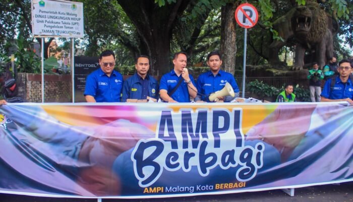 Dibawah Kepemimpinan Roy Saputra, AMPI Kota Malang Gelar Baksos Kepada Masyarakat