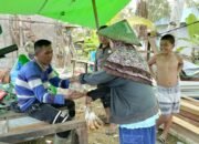 Canda Satgas TMMD Reguler ke – 124 Mempawah dan Bantu Pelaku Usaha Kecil