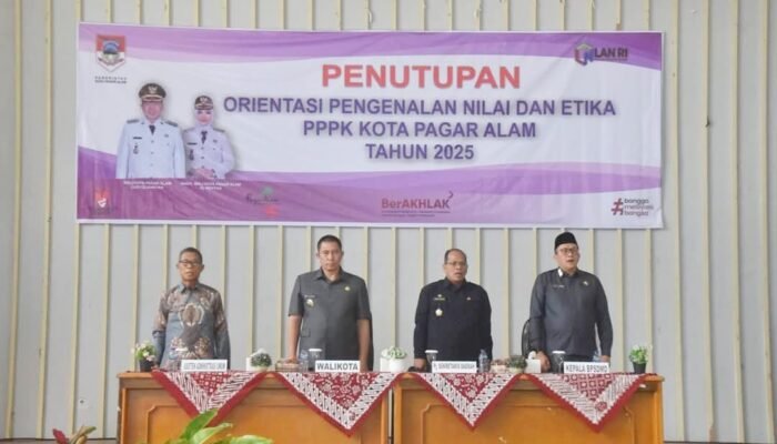 Wako Tutup Orientasi Pengenalan Nilai dan Etika PPPK