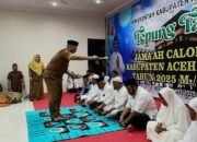 Tepung Tawar 174 Jamaah Calon Haji, Bupati Aceh Tamiang Ingatkan Jaga Kesehatan