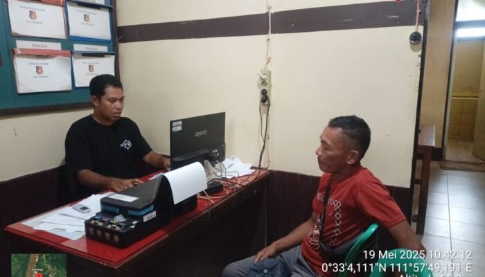 Polsek Semitau Klarifikasi Dugaan Aktivitas PETI di Desa Nanga Seberuang Kabupaten Kapuas Hulu