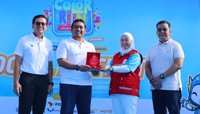 Ketua PMI Palembang Apresiasi PLN Mobile Color Run 2025
