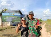 Kehadiran Satgas TMMD Reguler ke-124 Mempawah Membuat Anak-Anak Tertarik Menjadi TNI