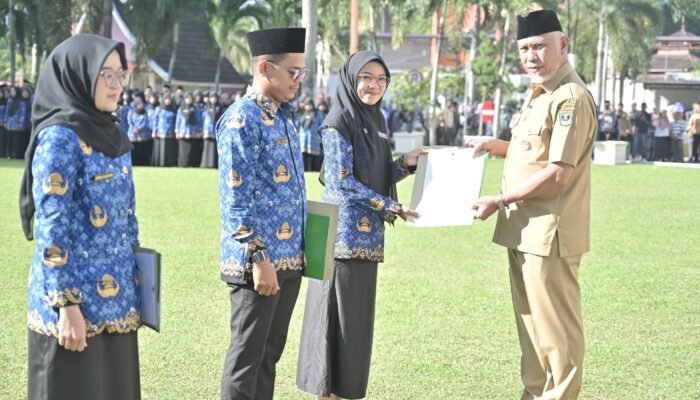 1.475 ASN Baru Resmi Diangkat, Gubernur Mahyeldi: ASN itu Pelayan dan Pemersatu Bangsa