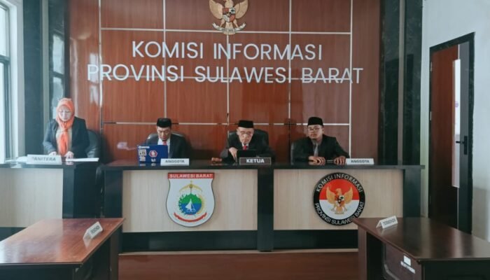 KI Sulbar Kembali Sidangkan Lima Permohonan Sengketa Informasi, Agenda Sidang Pembacaan Putusan