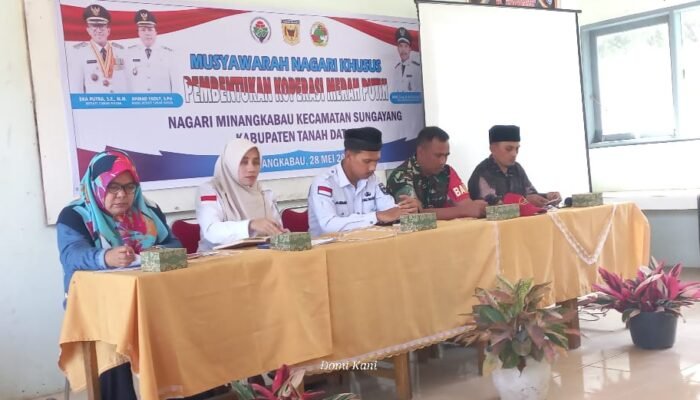Musnag Khusus, Nagari Minang Kabau Bentuk Pengurus KDMP