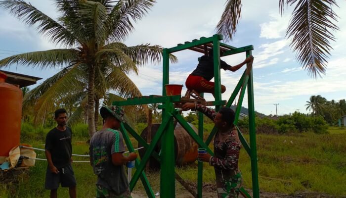 Kedalaman 30 Meter Sumur Bor TMMD Reguler ke – 124 Mempawah Atasi Kemarau di Dusun Nikmat