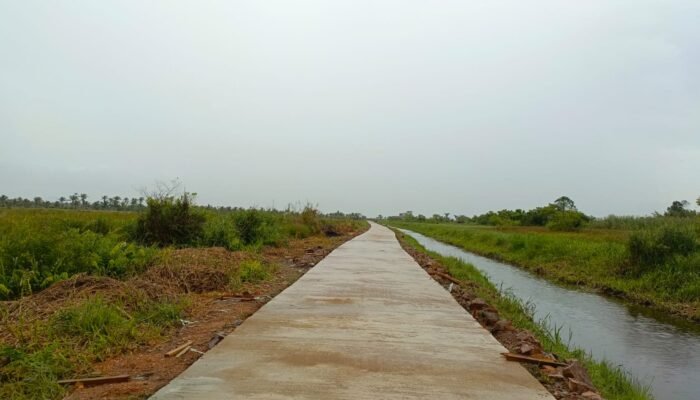 Kualitas Terbaik Jalan Rabat Beton TMMD Ke-124 Mempawah