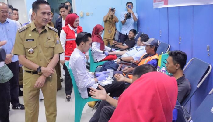 Gandeng Perumda Tirta Musi, PMI Dorong Gerakan Donor Darah Massal di Palembang