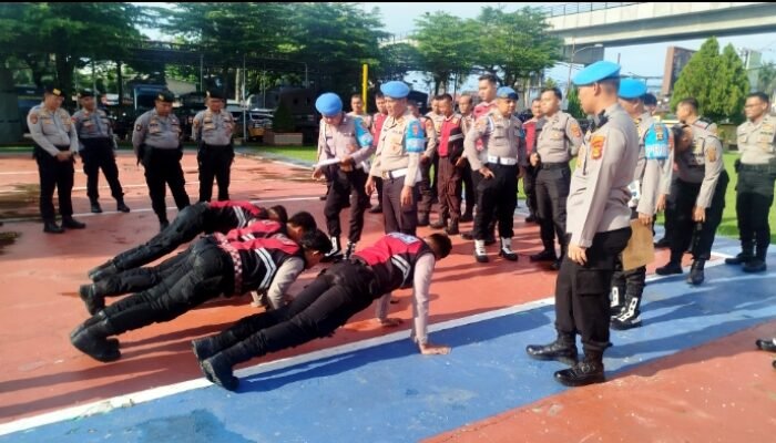 Tak Ingin Kecolongan, Propam Polrestabes Palembang Gelar Razia Anggota