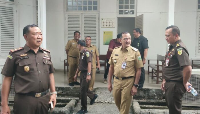 Sekda Langsung Tinjau Kesiapan PN Palembang di Gedung Tekstil