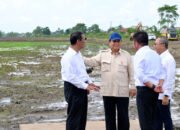 Gubernur Herman Deru Dampingi Presiden Prabowo Lakukan Tanam Padi Serentak di 14 Provinsi Se-Indonesia