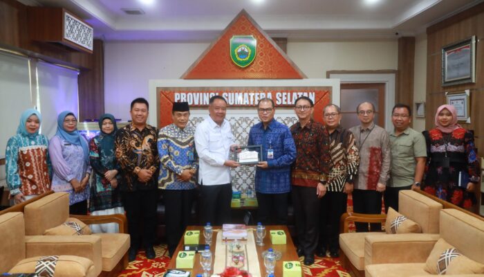 Wagub Sumsel Cik Ujang Terima Audiensi dan Perpisahan Kepala BI yang Akan Bertugas di Jakarta