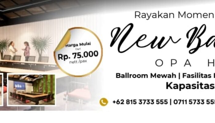 Opa Hotel Palembang Fasilitas Meeting Room Terbaru