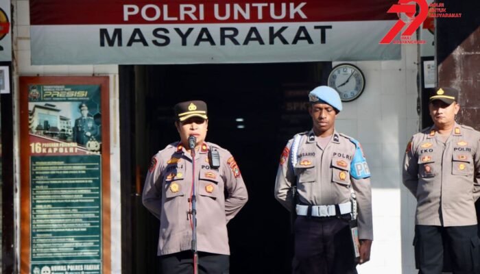 Polres Fakfak Kerahkan Ratusan Personel Amankan Pawai Takbiran dan Sholat Idul Adha 1446 H